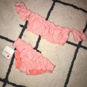 Off the shoulder bikini!